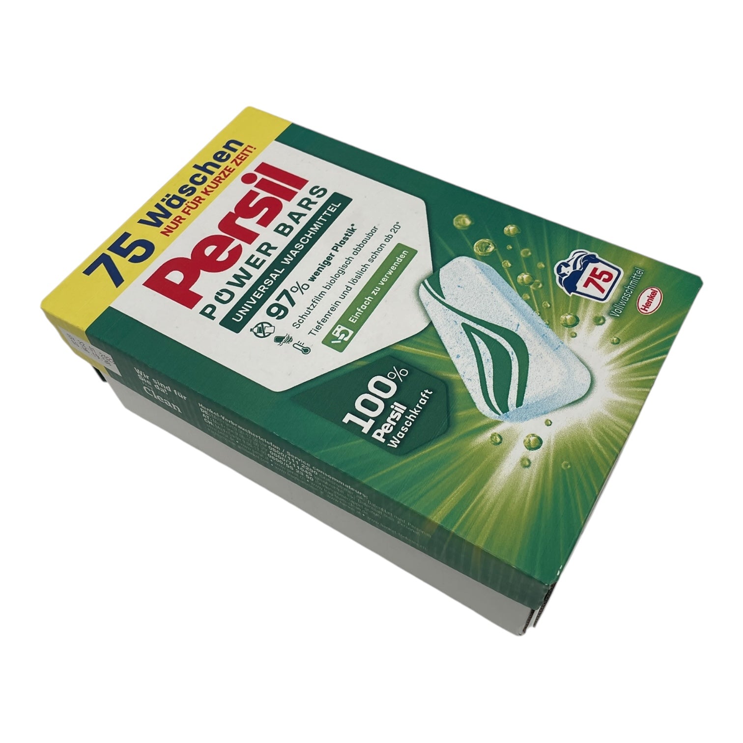 Persil Universel Puissance Bars 75WL - 75 Doses - Lessive En Barres - Neuf