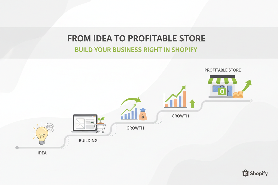De la idee la magazin profitabil: Cum iți construiești corect un Business în Shopify
