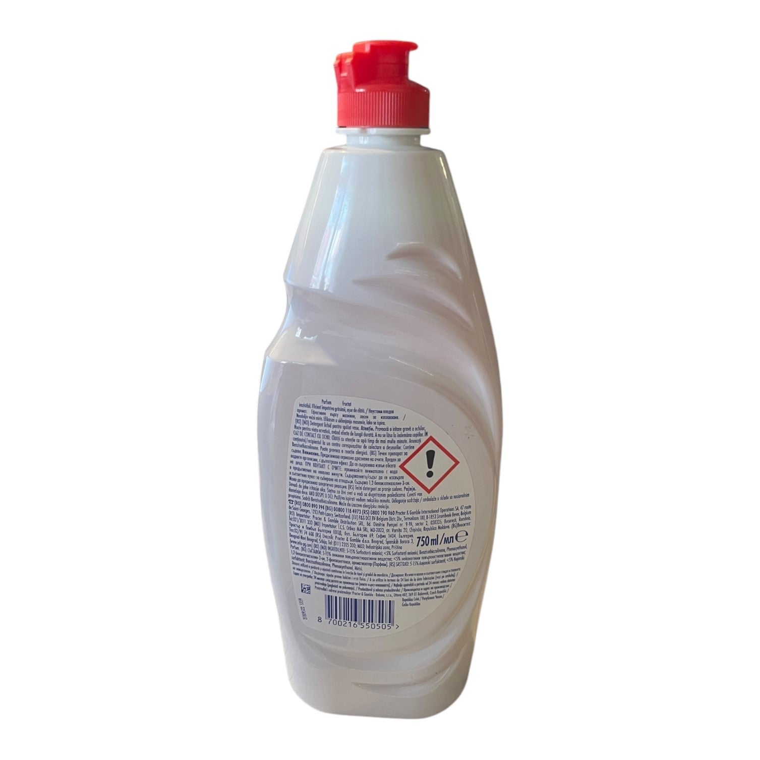 Detergent Lichid de Vase Fairy Rodie - 750ml Curăț și Proaspăt