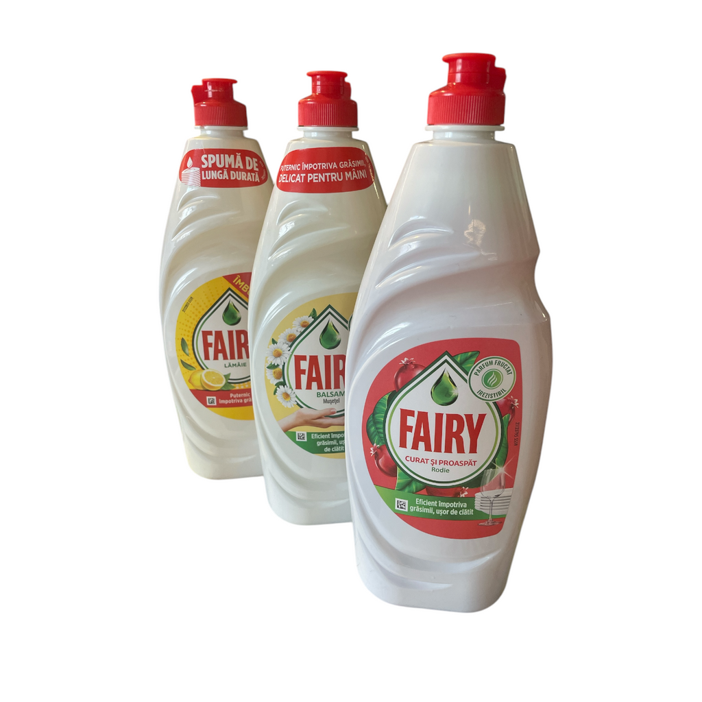 Detergent Lichid de Vase Fairy Rodie - 750ml Curăț și Proaspăt