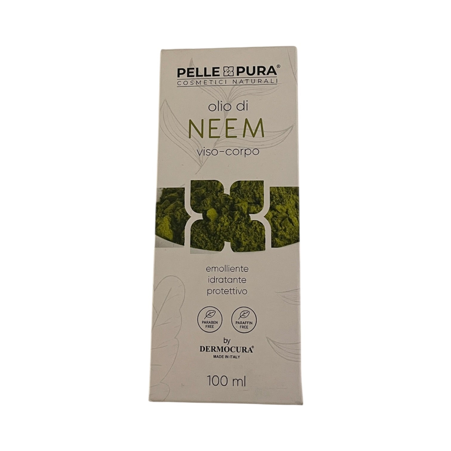 Ulei pentru față și corp Pelle Pura Olio di Neem, complex cu migdale dulci, 100ml