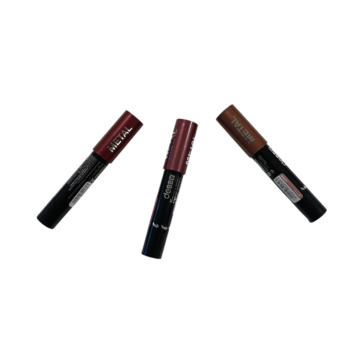 Ruj creion Debby lipchubby metal mat – finisaj metalic intens