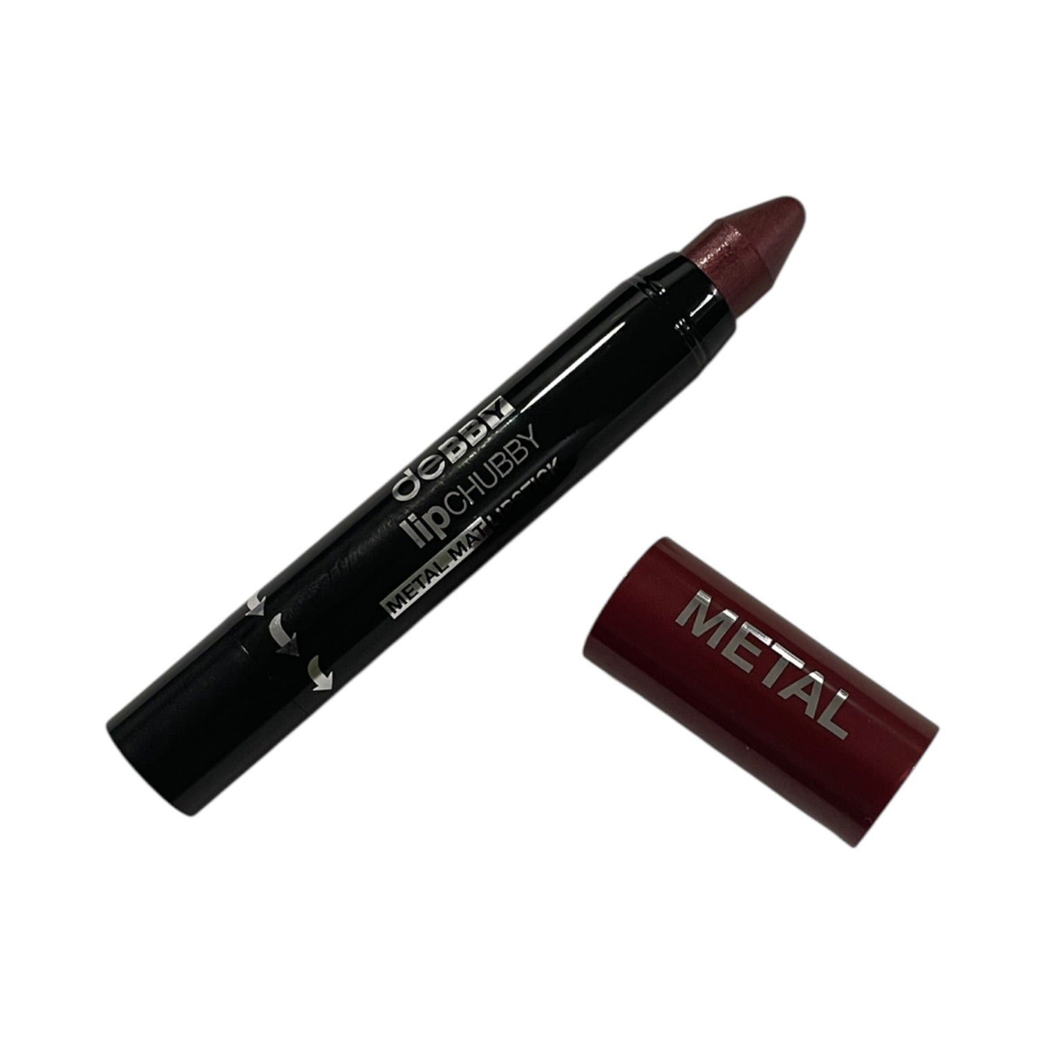 Ruj creion Debby lipchubby metal mat – finisaj metalic intens