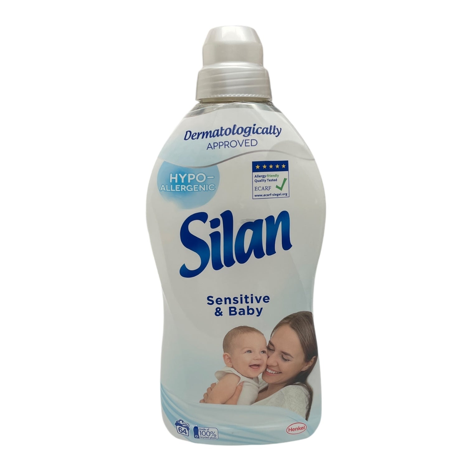 Balsam de rufe Silan Sensitive & Baby, hipoalergenic, pentru piele sensibilă, 1.45L