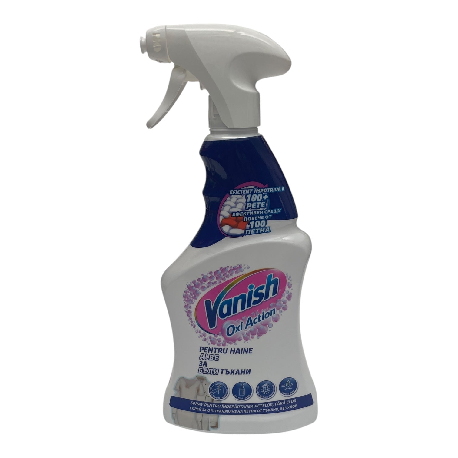 Vanish Oxi Action Spray pentru îndepărtarea petelor, pentru haine albe, 500 ml