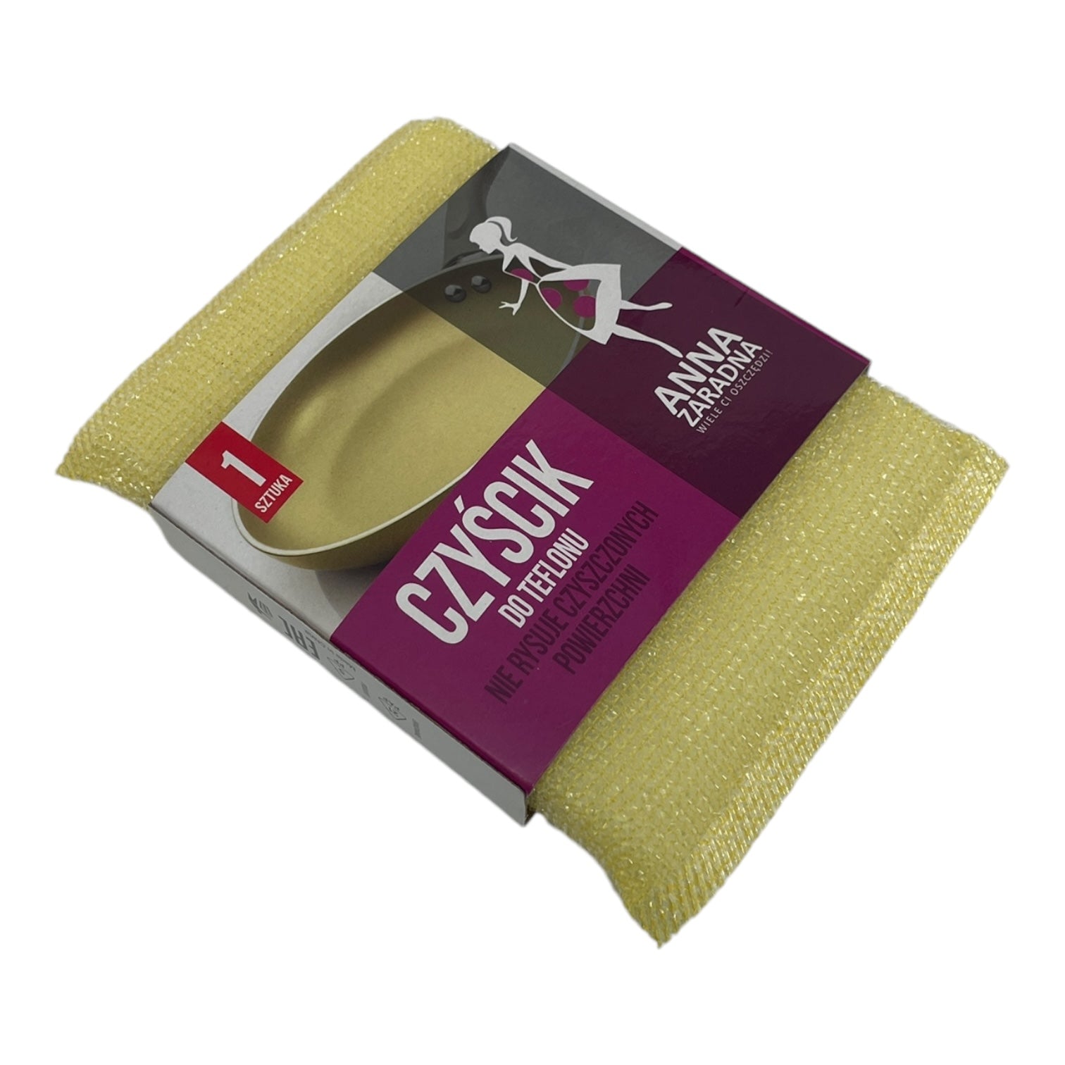 Burete curățare teflon Anna Zaradna - Czyścik, non-scratch, multicolor