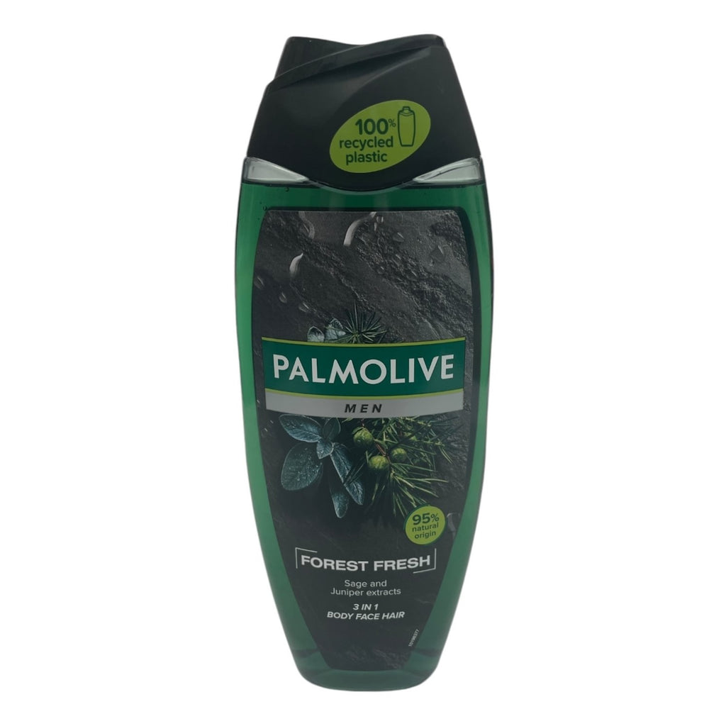 Gel de duș Palmolive Men Forest, corp, față și păr, complex de salvie și ienupăr, 500 ml