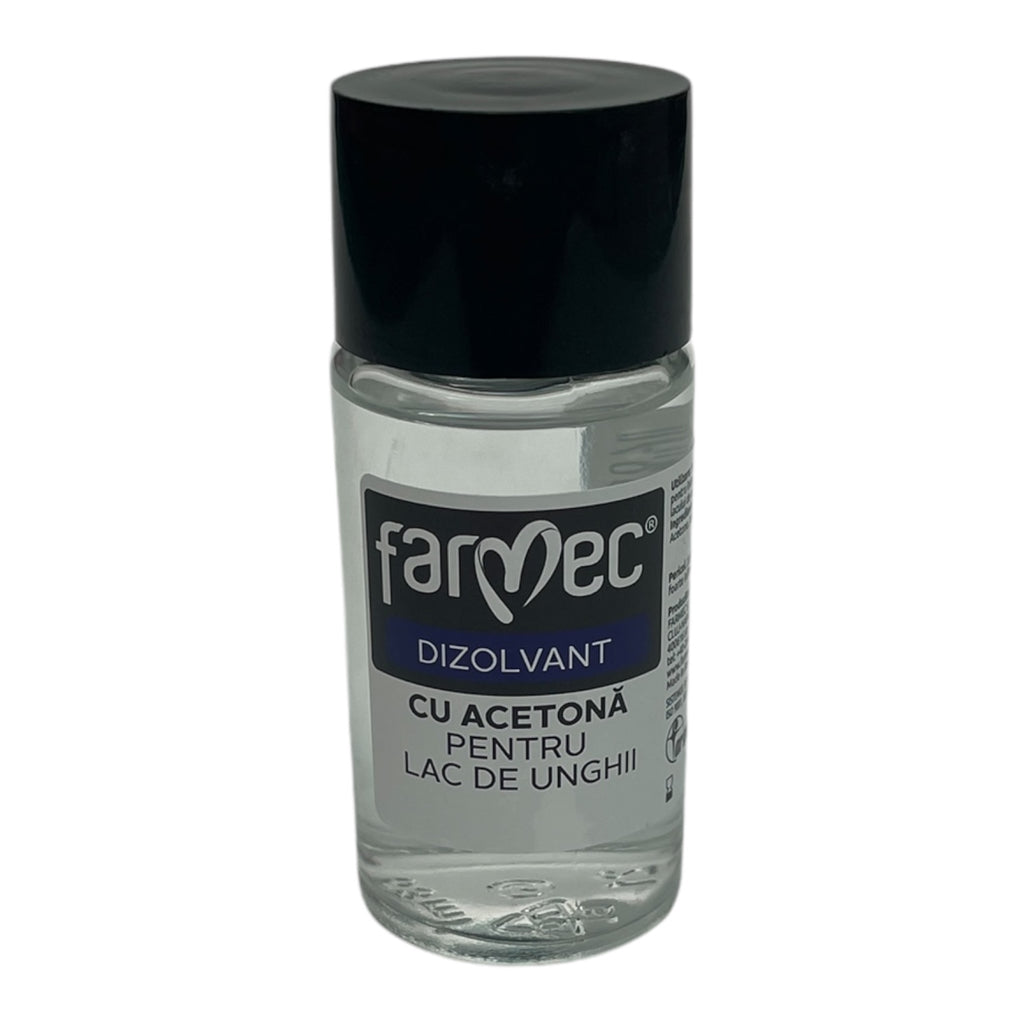 Dizolvant cu acetonă Farmec pentru lac de unghii, 50ml