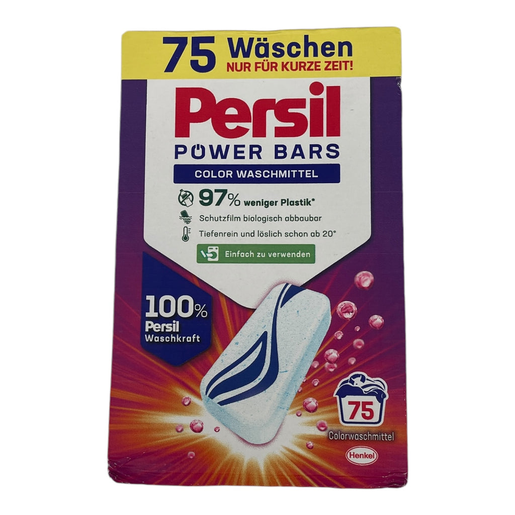 Detergent pentru rufe colorate Persil Power Bars Waschmittel, 75 tablete