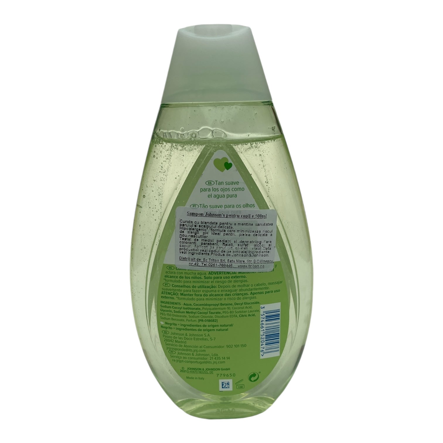 Șampon delicat Johnson's Baby, Champú Camomila, 500ml