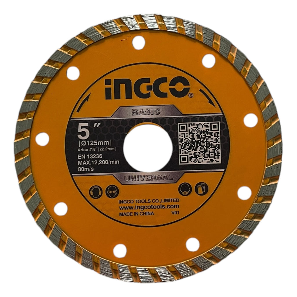 Disc diamantat Turbo Diamond Disc DMD031252, 125mm (5"), 12200 rpm