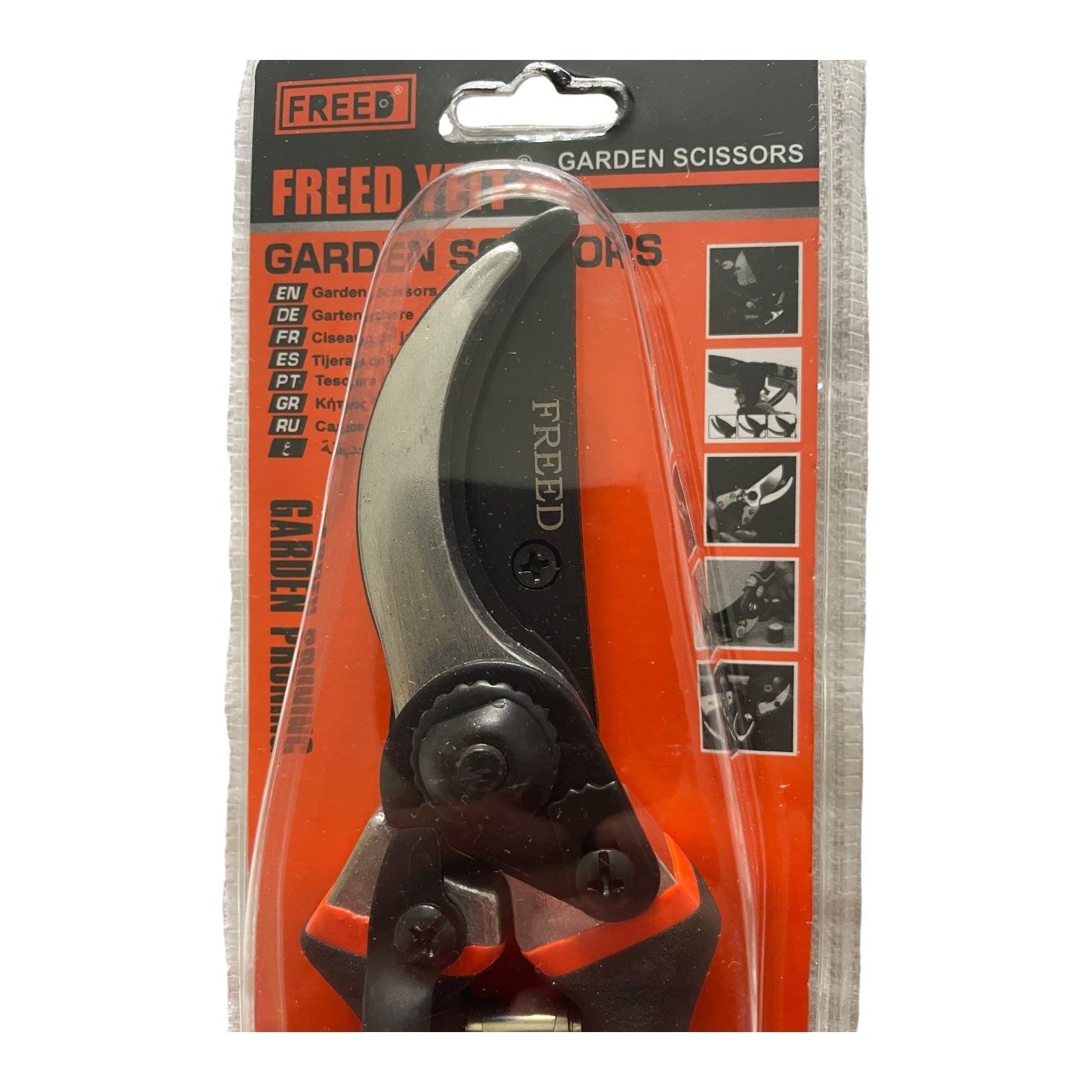 Foarfecă de grădină FREED VEIT, mâner cauciucat nr.8