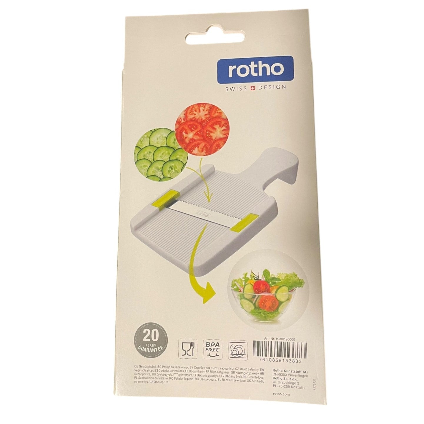 Răzătoare legume Rotho Slice with Joy Basic - Swiss Design
