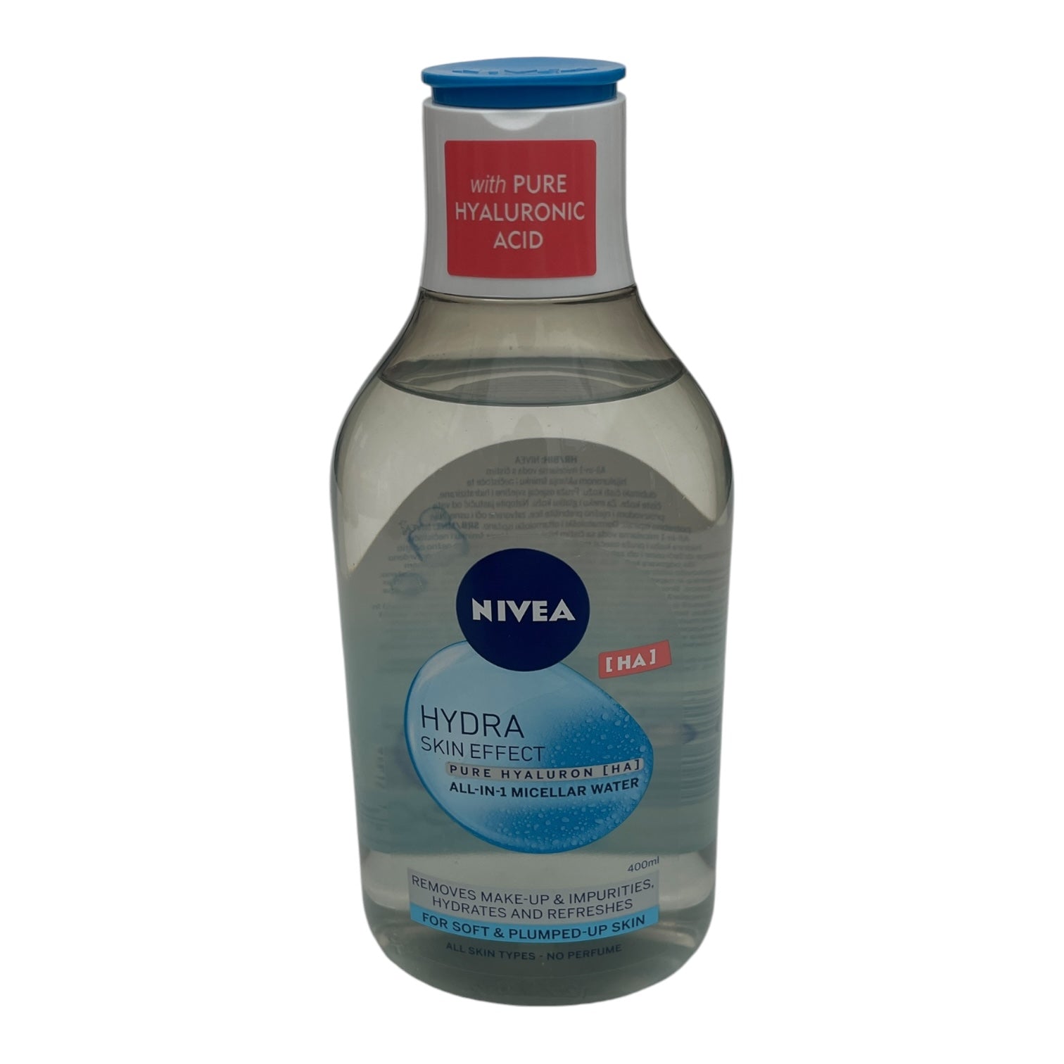 Apă micelară NIVEA Hydra Skin Effect, complex cu Acid Hialuronic Pur, 400ml