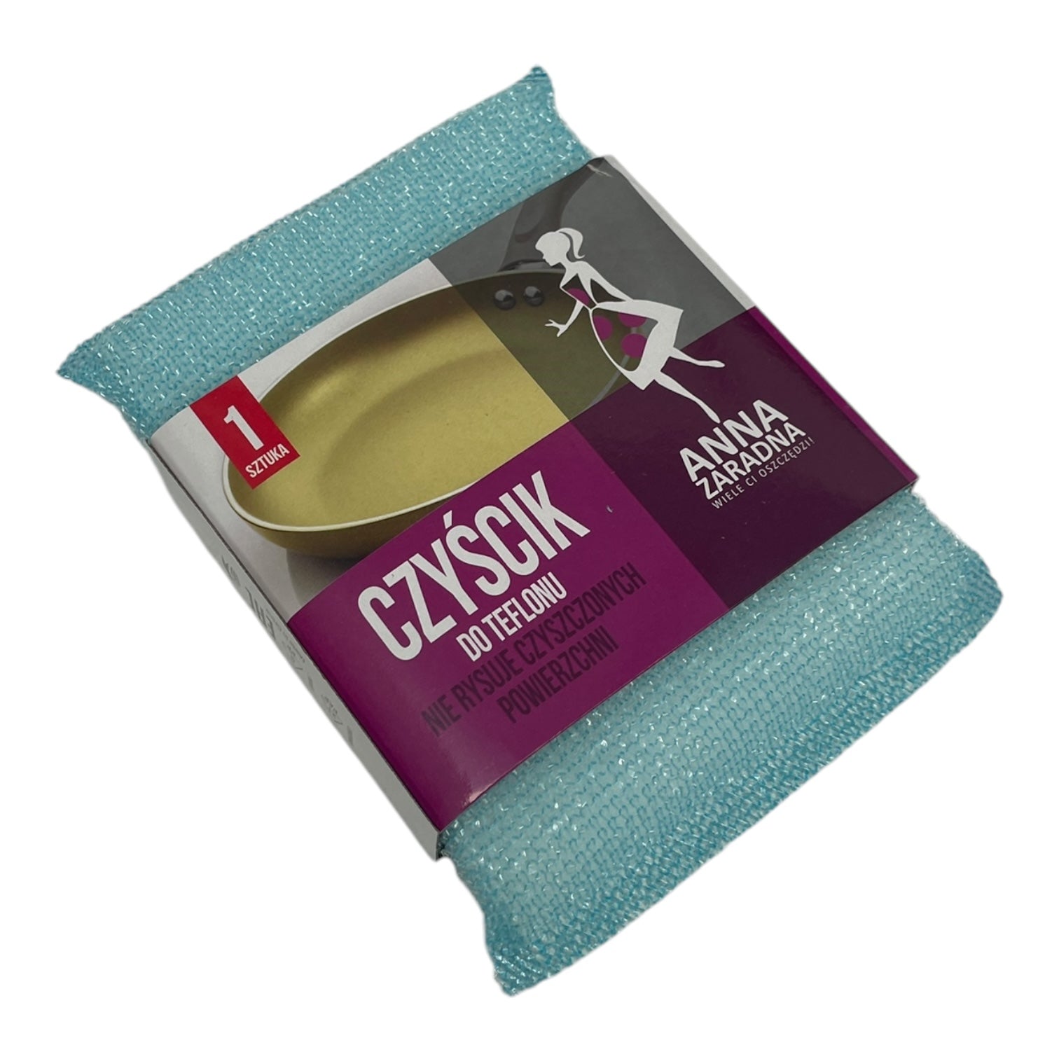 Burete curățare teflon Anna Zaradna - Czyścik, non-scratch, multicolor