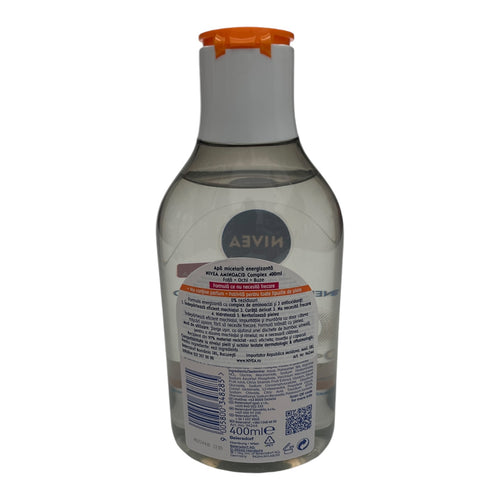 Apă micelară NIVEA Energizing, complex cu aminoacizi și antioxidanți, 400ml