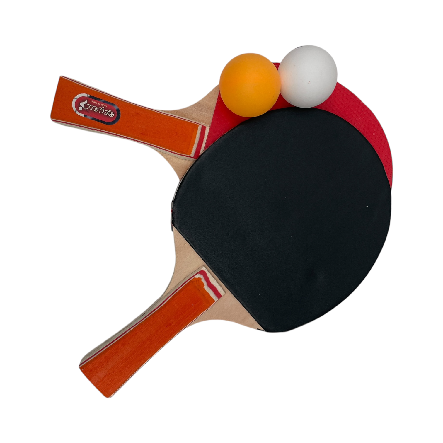 Set palete tenis de masă Regail, 2 palete + 2 mingi ping pong