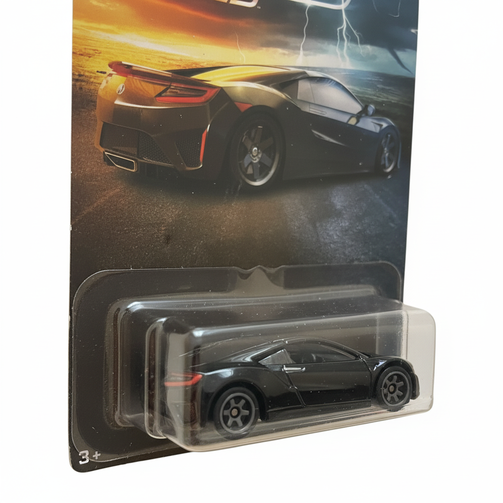 Acura NSX '17 în ambalaj - vedere unghiulară