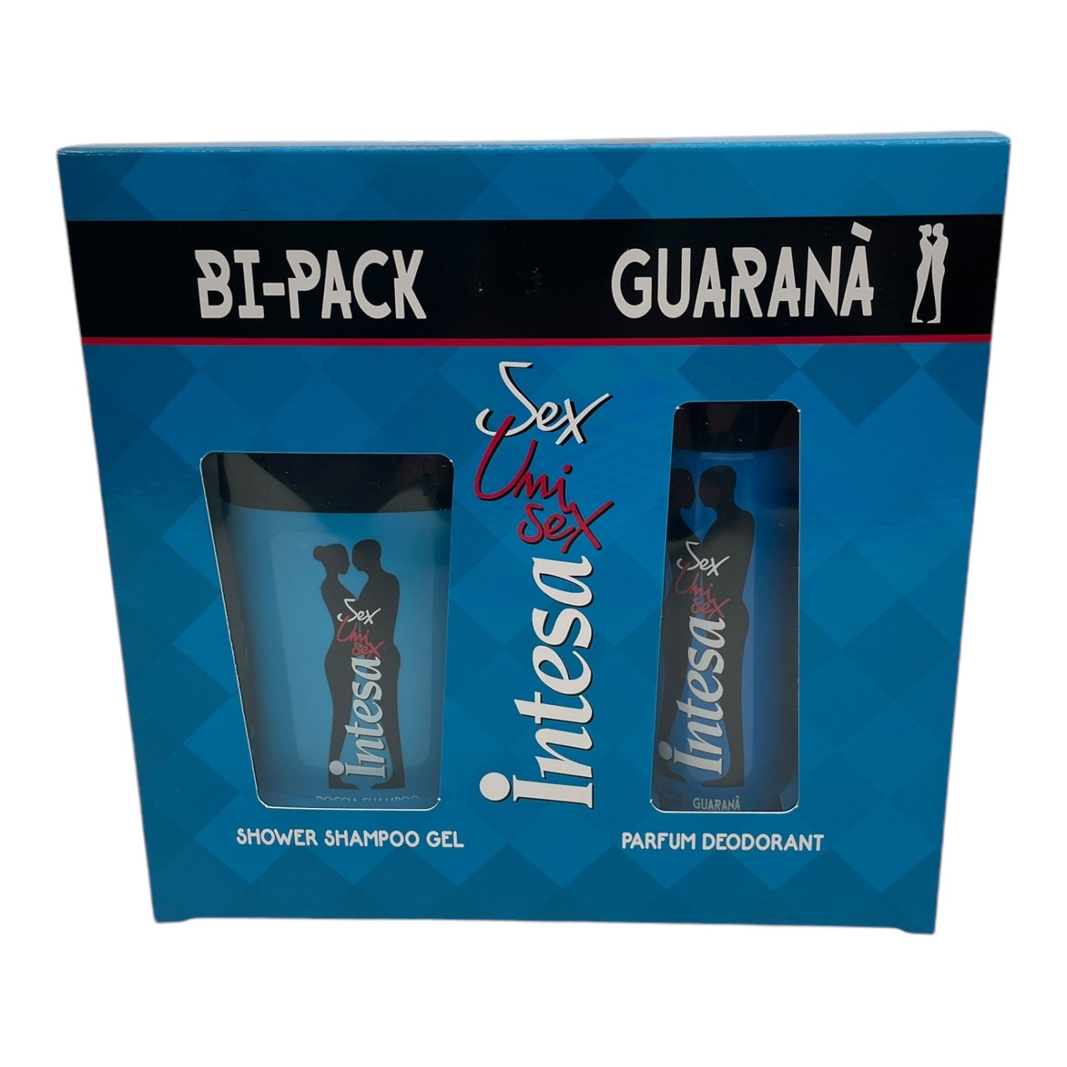 Set cadou Bi-Pack Intesa Sex Unisex Guarana, gel de Duș + deodorant Parfumat