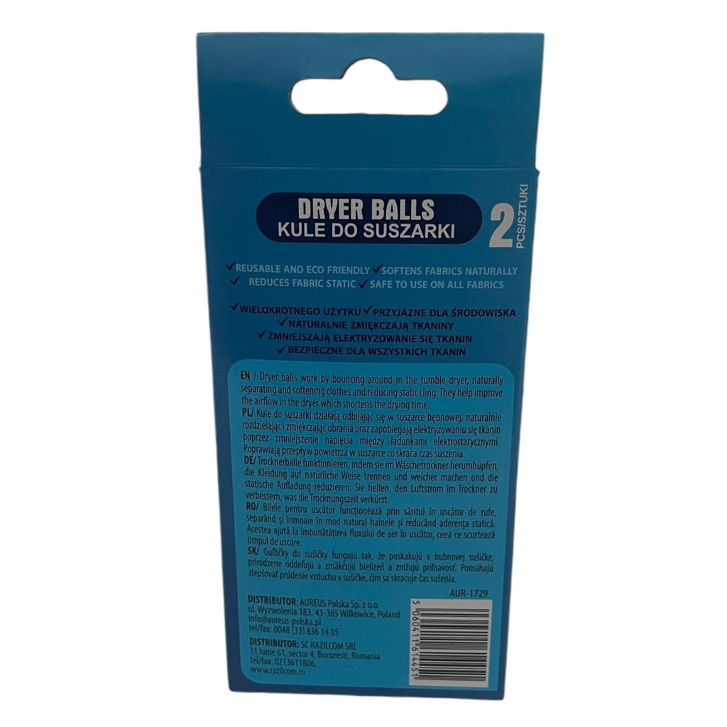 Bile pentru Mașina de Spălat și Uscător Smart Wash - Set 2 Bucăți Antistatice Reutilizabile Eco