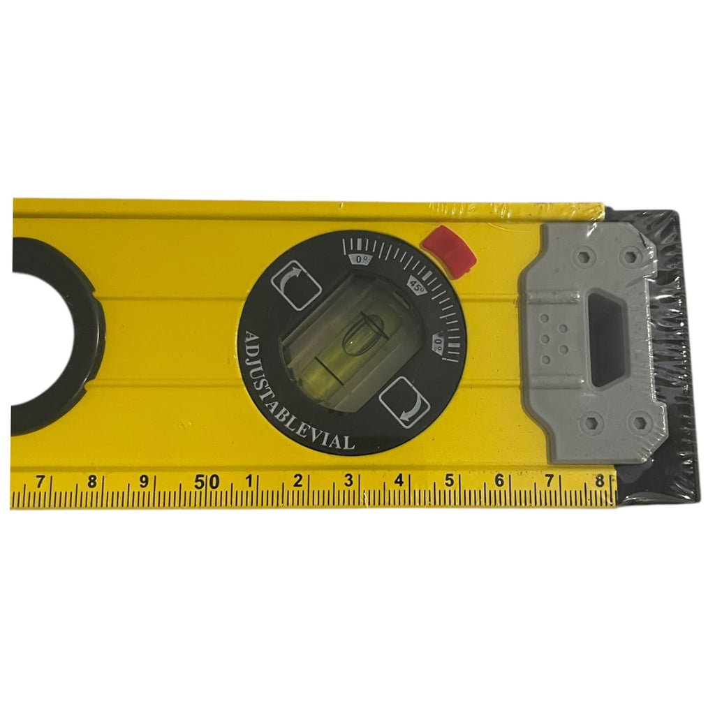 Nivelă cu Bulă 60cm Multifuncțională - Boloboc Ajustabil și Ruletă Integrată