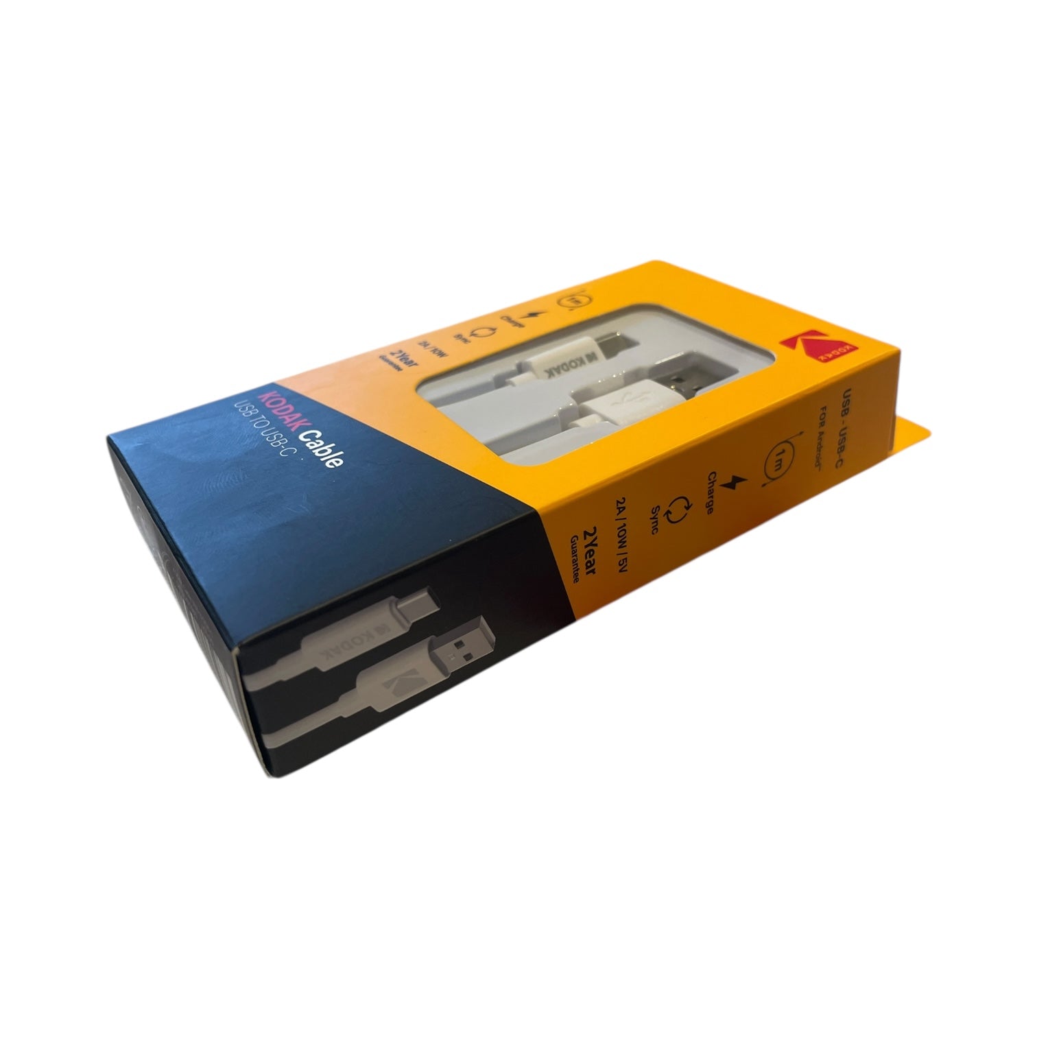 Cablu de Date Kodak USB la USB-C 1m - 2A/10W