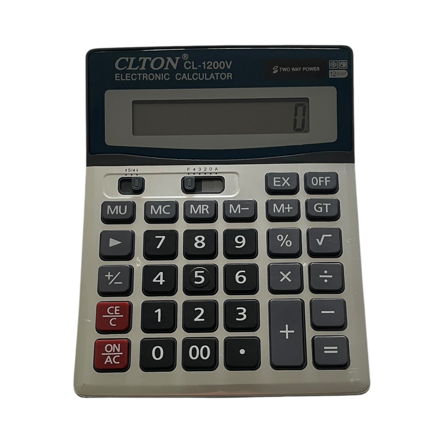 Calculator de birou CLTON CL-1200V, 12 cifre, afișaj mare