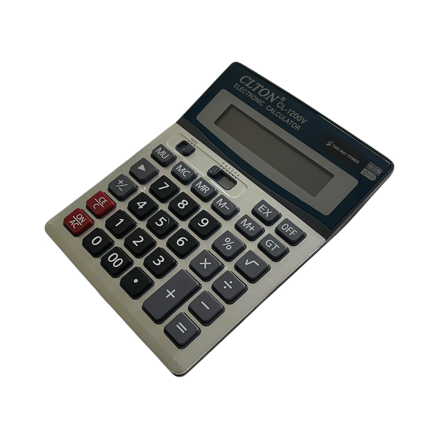 Calculator de birou CLTON CL-1200V, 12 cifre, afișaj mare