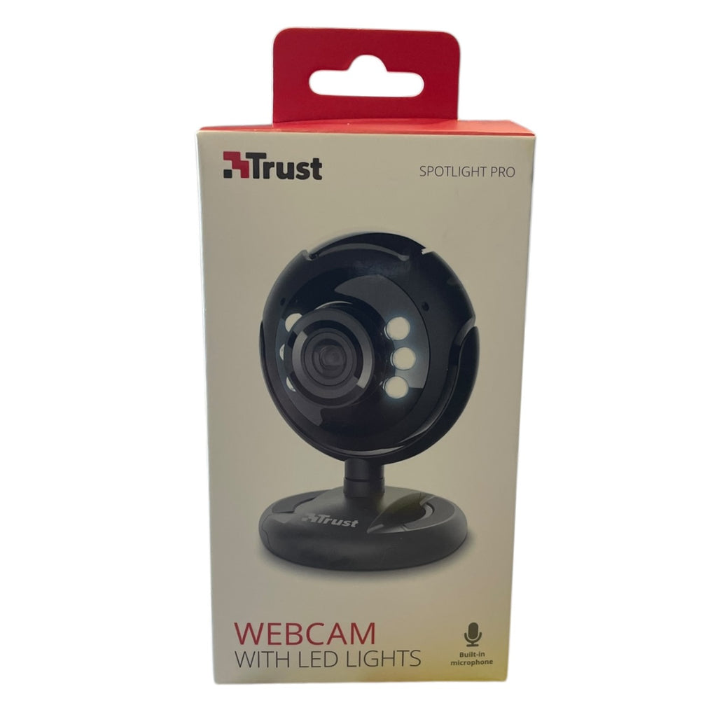 Cameră Web Trust Spotlight Pro cu LED și Microfon - 640x480 USB