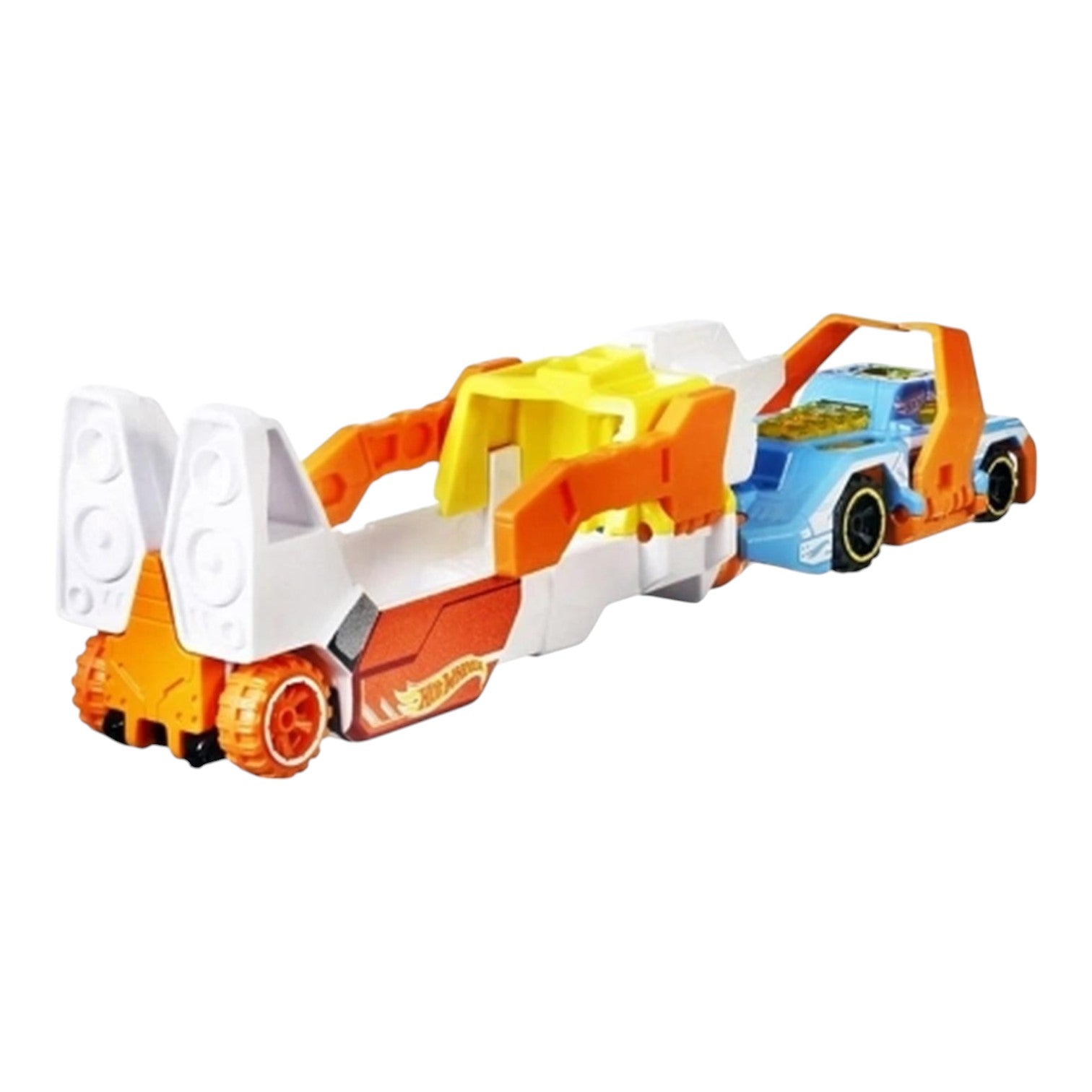 Hot Wheels Haul-Teration - Set Camion cu Mașină Super Rigs GRV00-LAY2