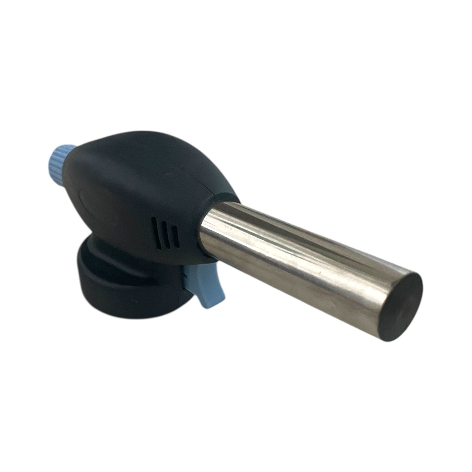 Arzător Gaz cu Aprindere Piezo 1300°C - Buton Albastru, Flacără Reglabilă