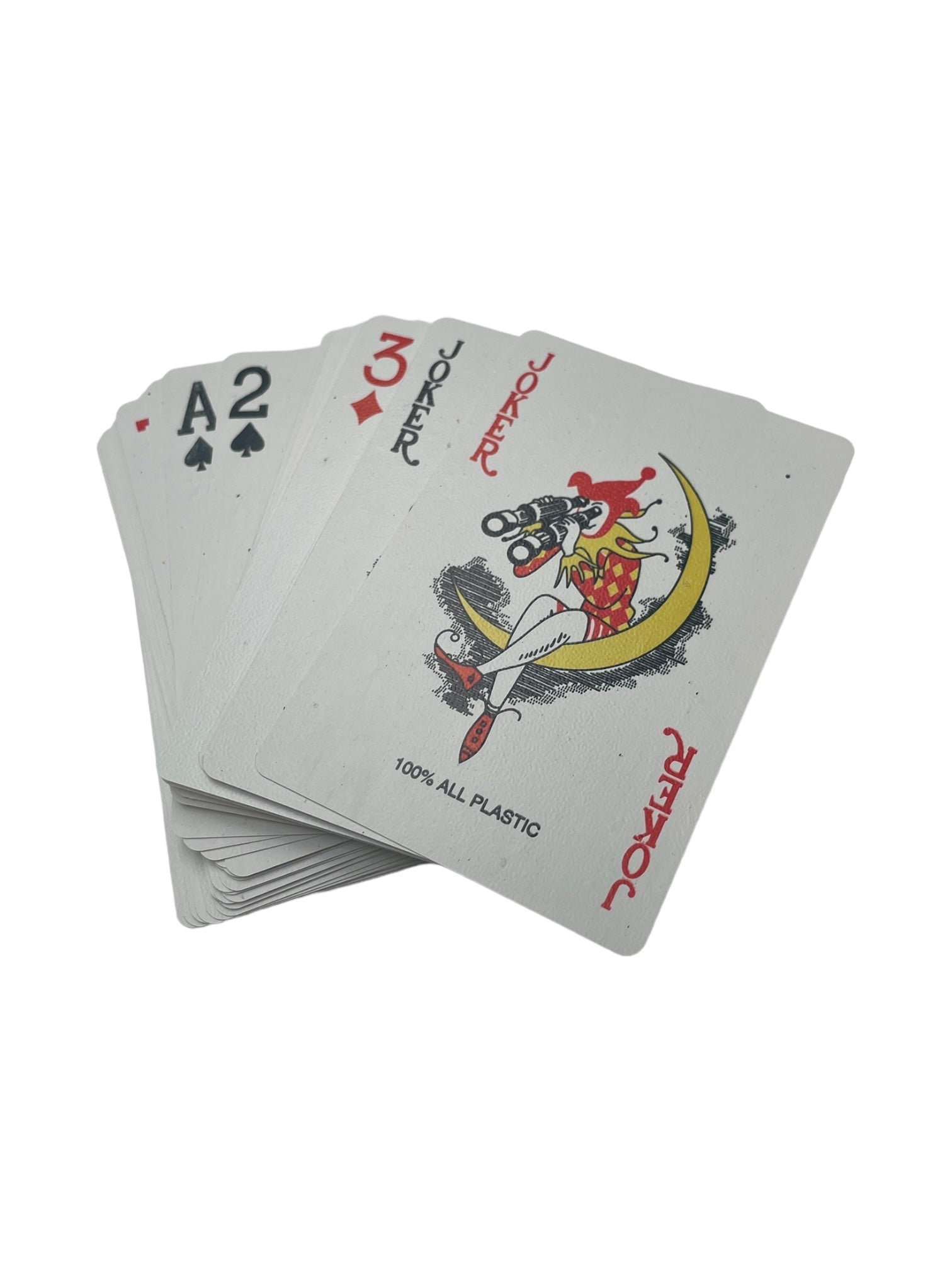 Cărți de joc 100% plastic - Rezistente la apă - 54 bucăți - Design albastru