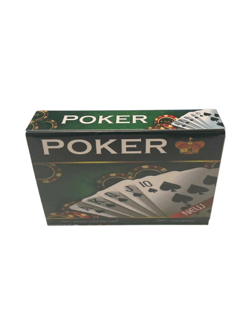 Cărți de joc Poker 100% Plastic - set complet 54 cărți impermeabile cu cutie