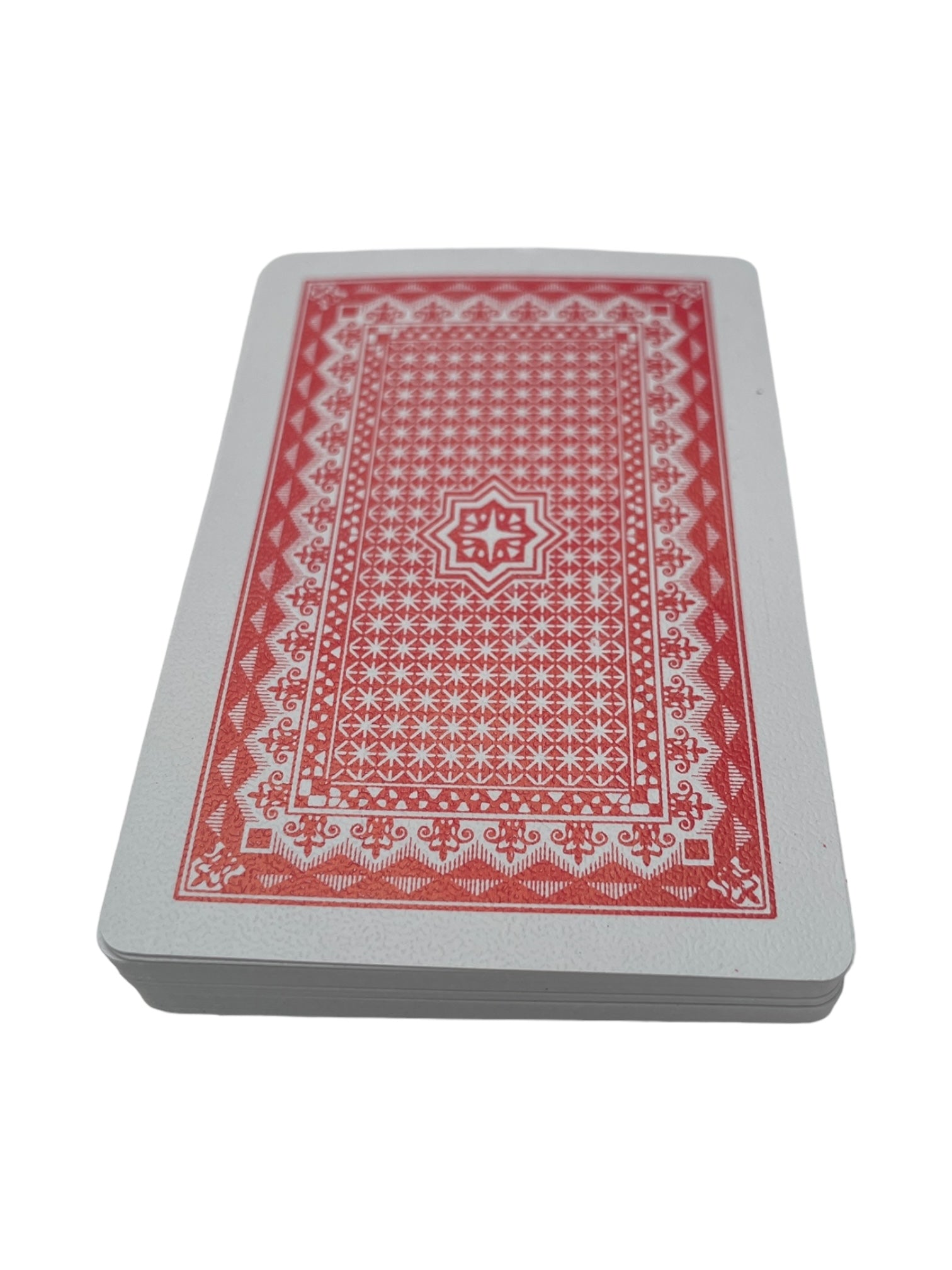 Cărți de joc, design roșu oriental, 54 cărți