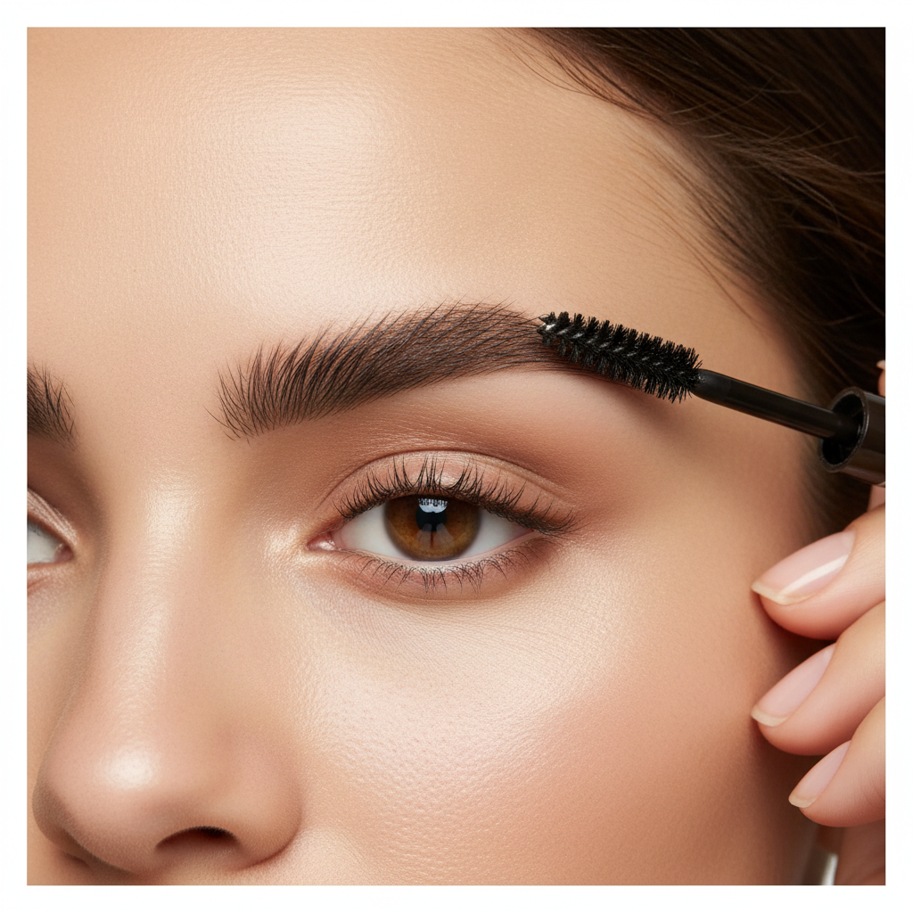 Creion sprâncene Deborah Milano 03 brun – cu perie integrată, rezistență îndelungată