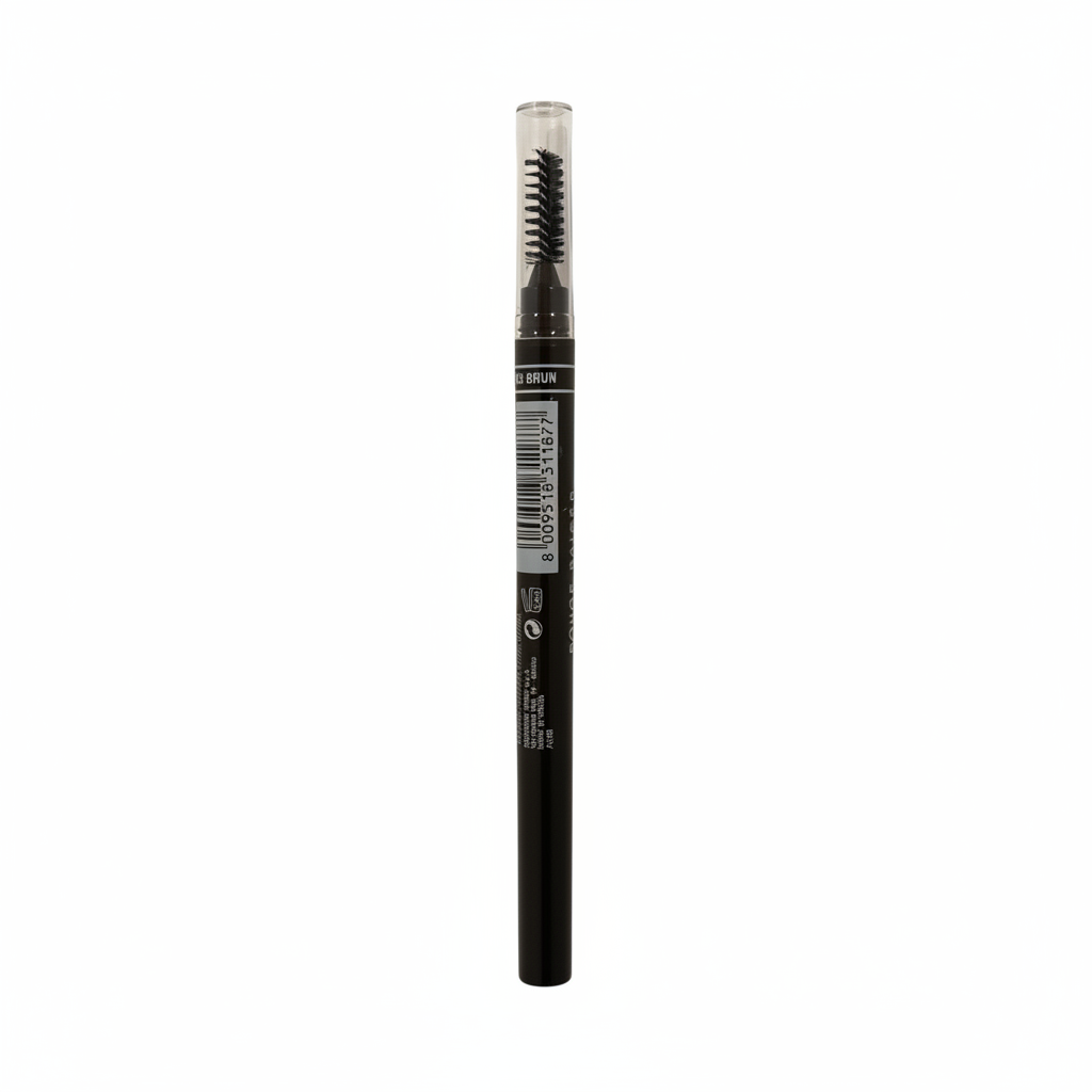 Creion sprâncene Deborah Milano 03 brun – cu perie integrată, rezistență îndelungată