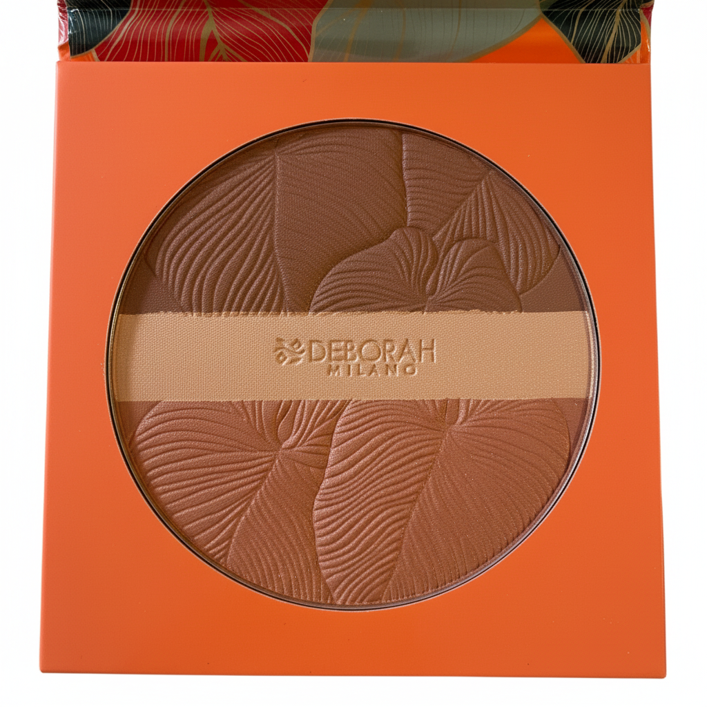 Pudră pentru față cu efect de bronz natural Deborah Milano, nuanța 03, 18g