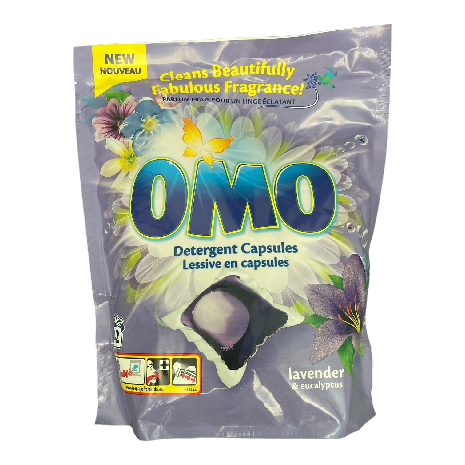 Detergent Capsule OMO Lavender & Eucalyptus - 42 Capsule Parfum Fabulos
