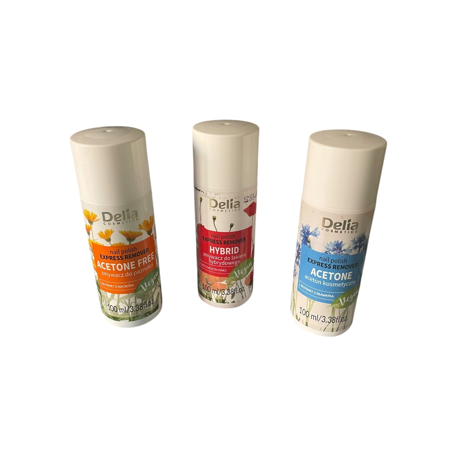 Dizolvant cu Acetonă Delia Cosmetics 100ml - Express Remover