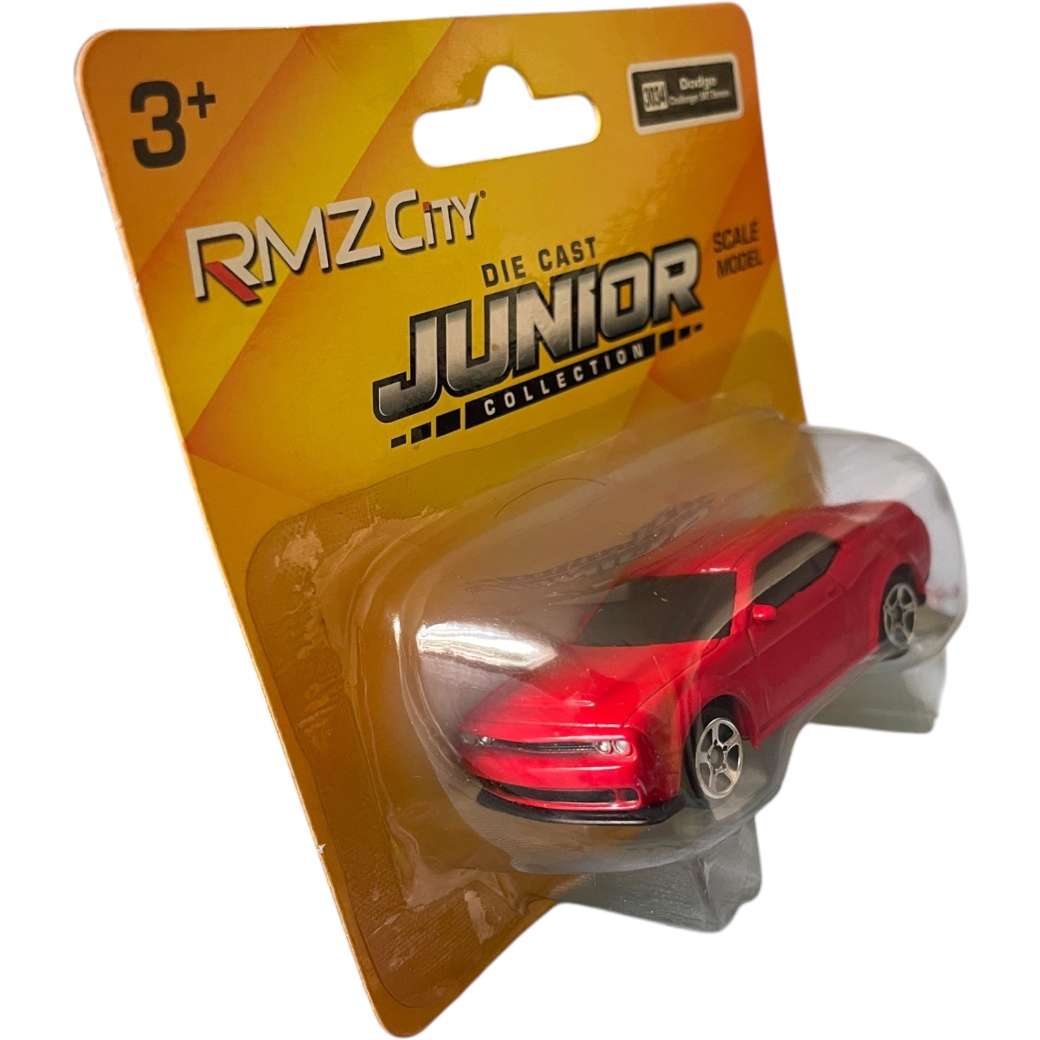Mașinuță Dodge Challenger SRT Demon RMZ City Junior - Die Cast Metal Roșu