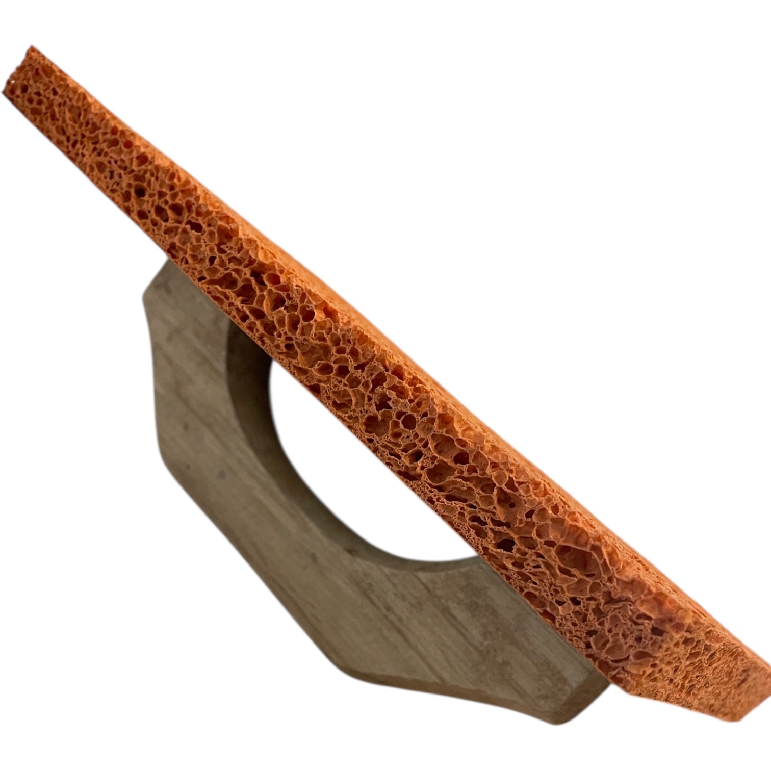 Driscă cu Burete Poliuretan 210x130mm - Mâner Lemn pentru Tencuială și Finisare