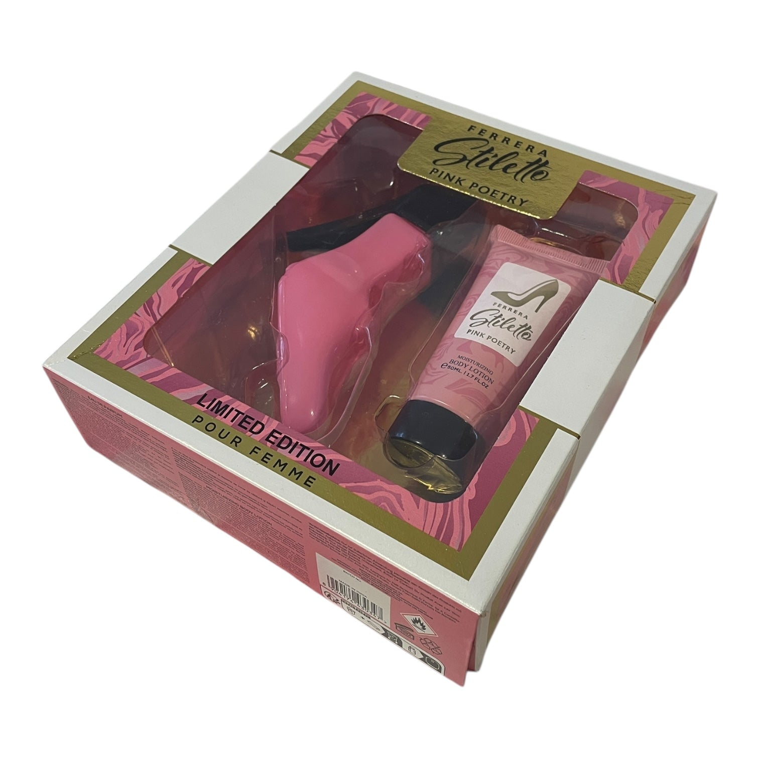Ferrera Stiletto Pink Poetry - Set Cadou Limited Edition (Parfum 50ml + Body Lotion 50ml)