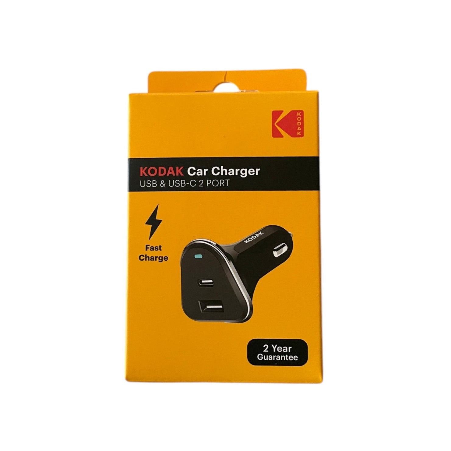 Încărcător Auto Kodak 2 Porturi USB & USB-C - Fast Charge 30W