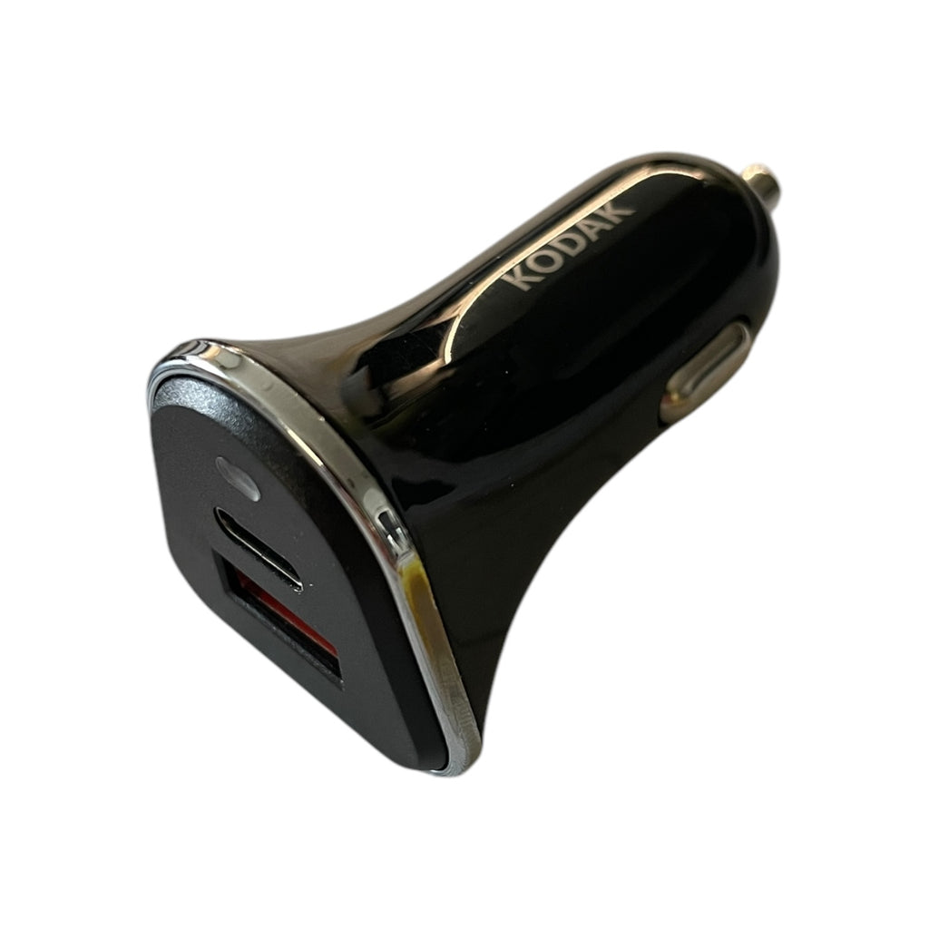 Încărcător Auto Kodak 2 Porturi USB & USB-C - Fast Charge 30W