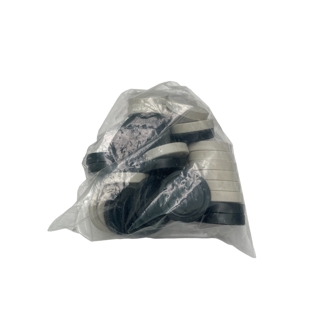 Joc de table clasic din lemn - 48x25 cm - 30 piese - Design alb-negru