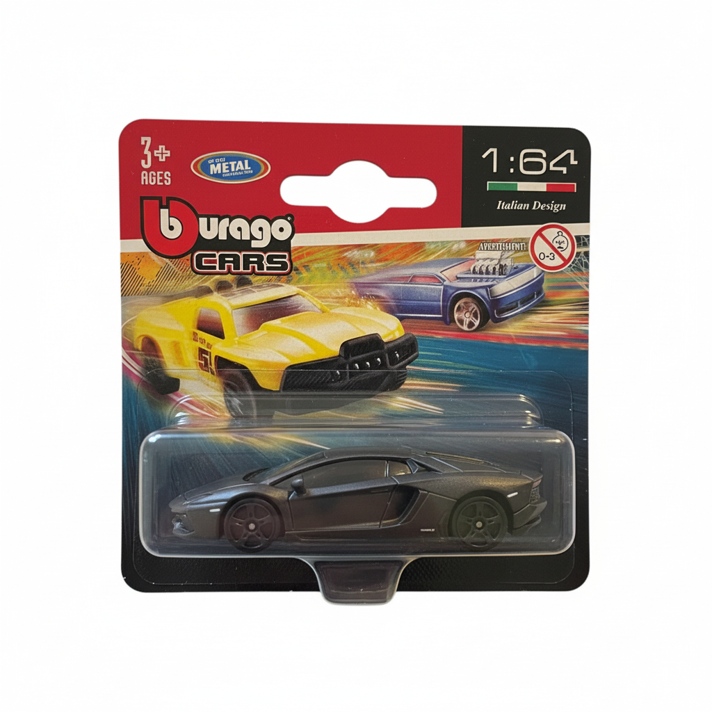 Lamborghini Aventador în ambalaj Bburago