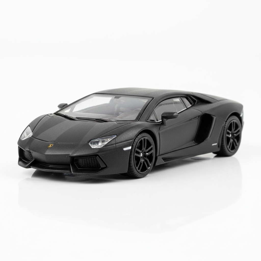 Lamborghini Aventador negru frontal