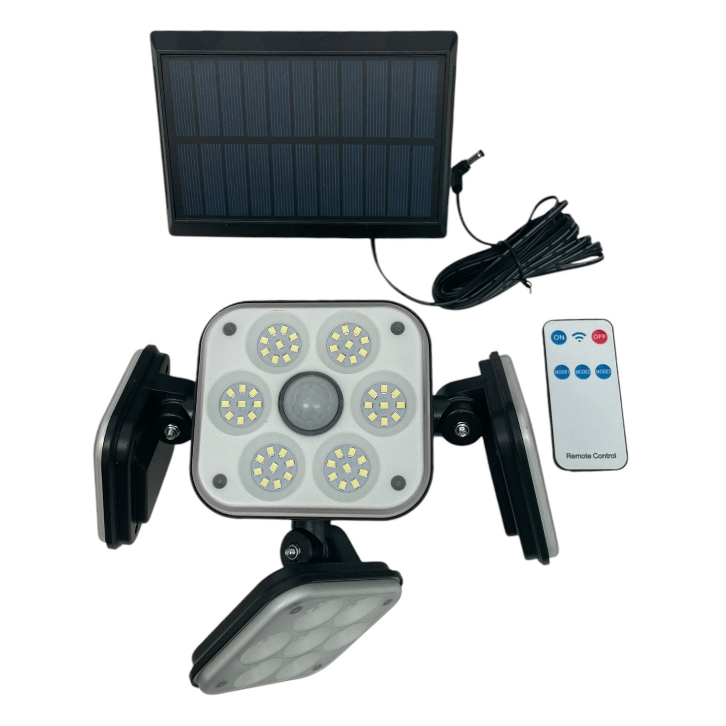 Lampă Solară Exterioară 292 LED-uri cu Senzor Mișcare și Telecomandă - IP65
