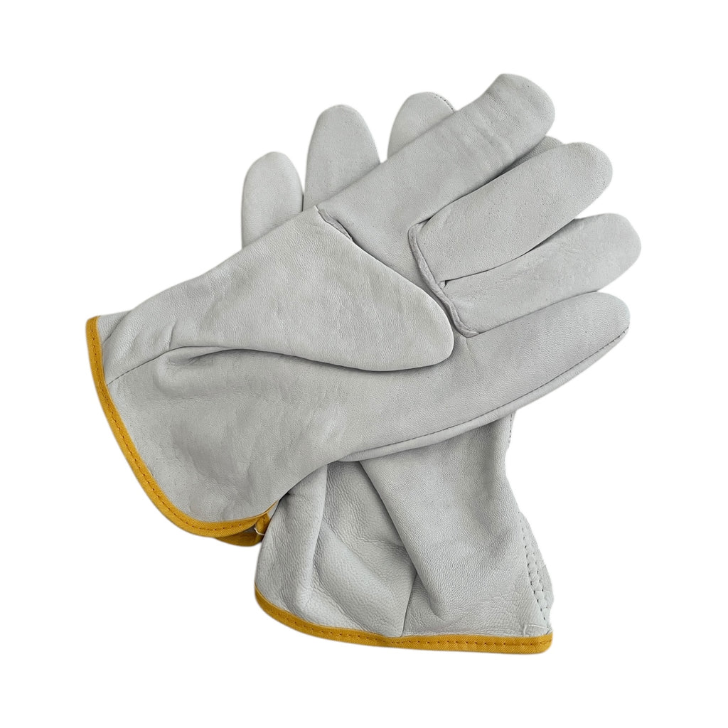 Mănuși de Protecție din Piele pentru Femei XS - Căptușite, Finisaj Galben