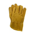 Mănuși de protecție din piele galbenă XS, căptușite, pentru femei